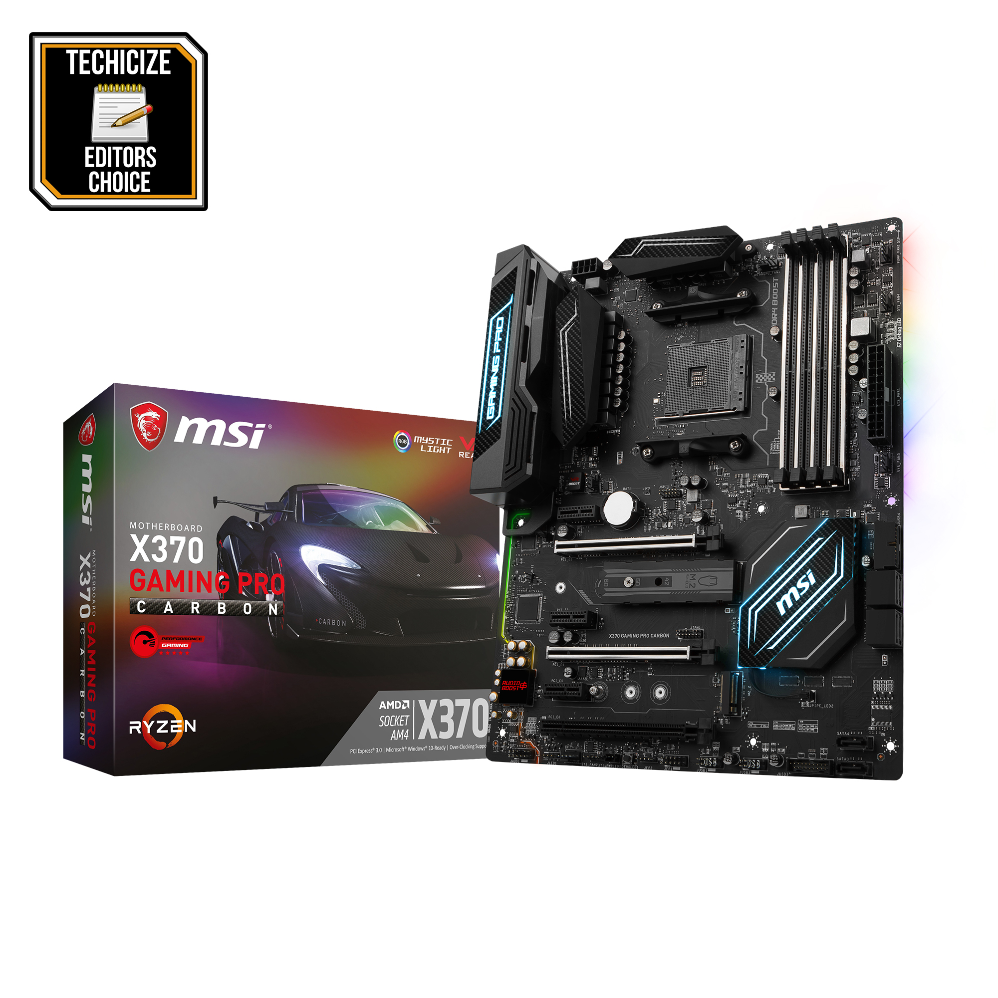 MSI X370 GAMING PRO CARBON AMD Motherboard - X370 GAMING PRO CARBON ...